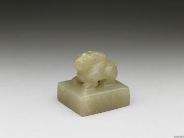 图片[2]-Jade seal with a rabbit grip knob, Southern Song dynasty, 1127-1279 C.E.-China Archive
